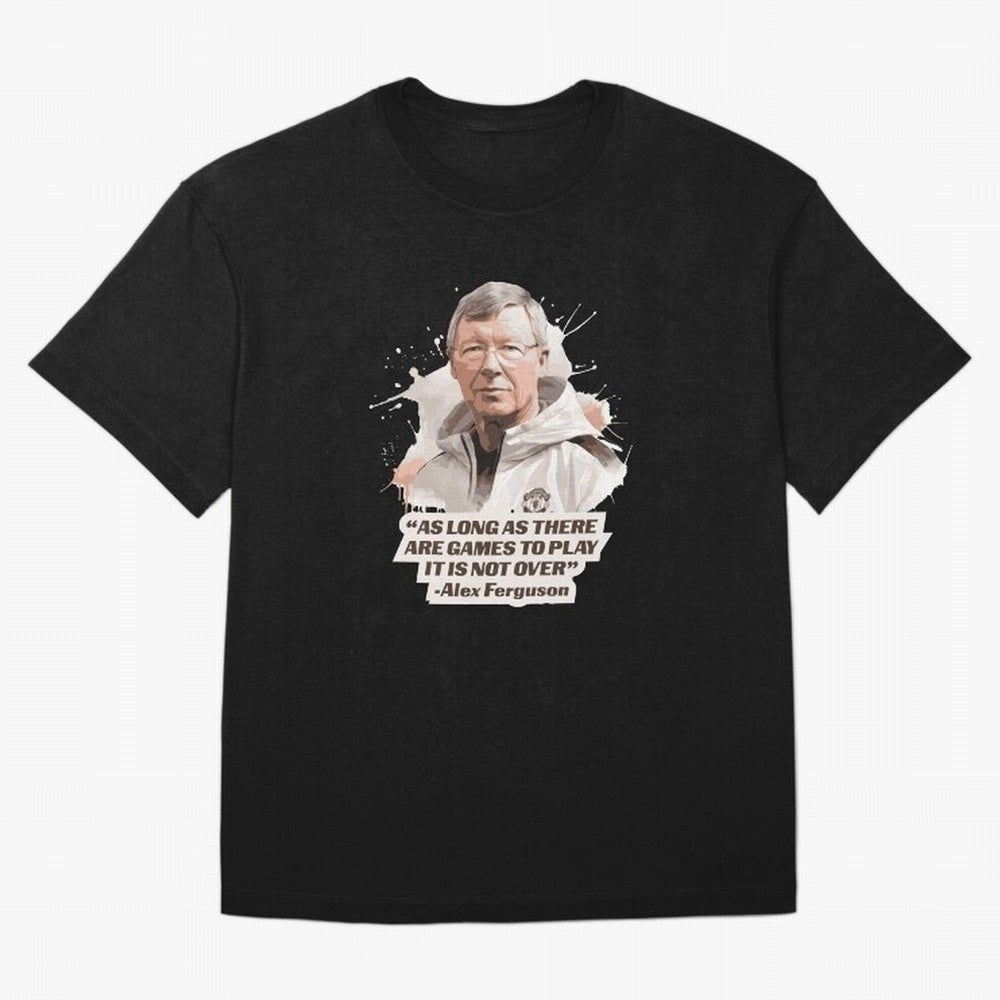 Sir Alex Ferguson - It Is Not Over Yet Essential T-Shirt Stand Out with Spirit from FIFA World Cup 2026 Group Stage Highlighting Messi and Cristiano Ronaldo, Portugal Energy, Supporter Pride, Iconic Celebrations, Legendary Names and Global Match