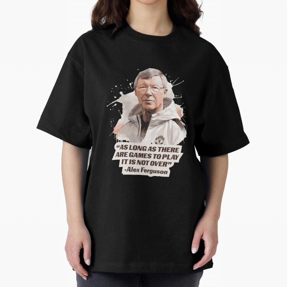 Sir Alex Ferguson - It Is Not Over Yet Essential T-Shirt Stand Out with Spirit from FIFA World Cup 2026 Group Stage Highlighting Messi and Cristiano Ronaldo, Portugal Energy, Supporter Pride, Iconic Celebrations, Legendary Names and Global Match