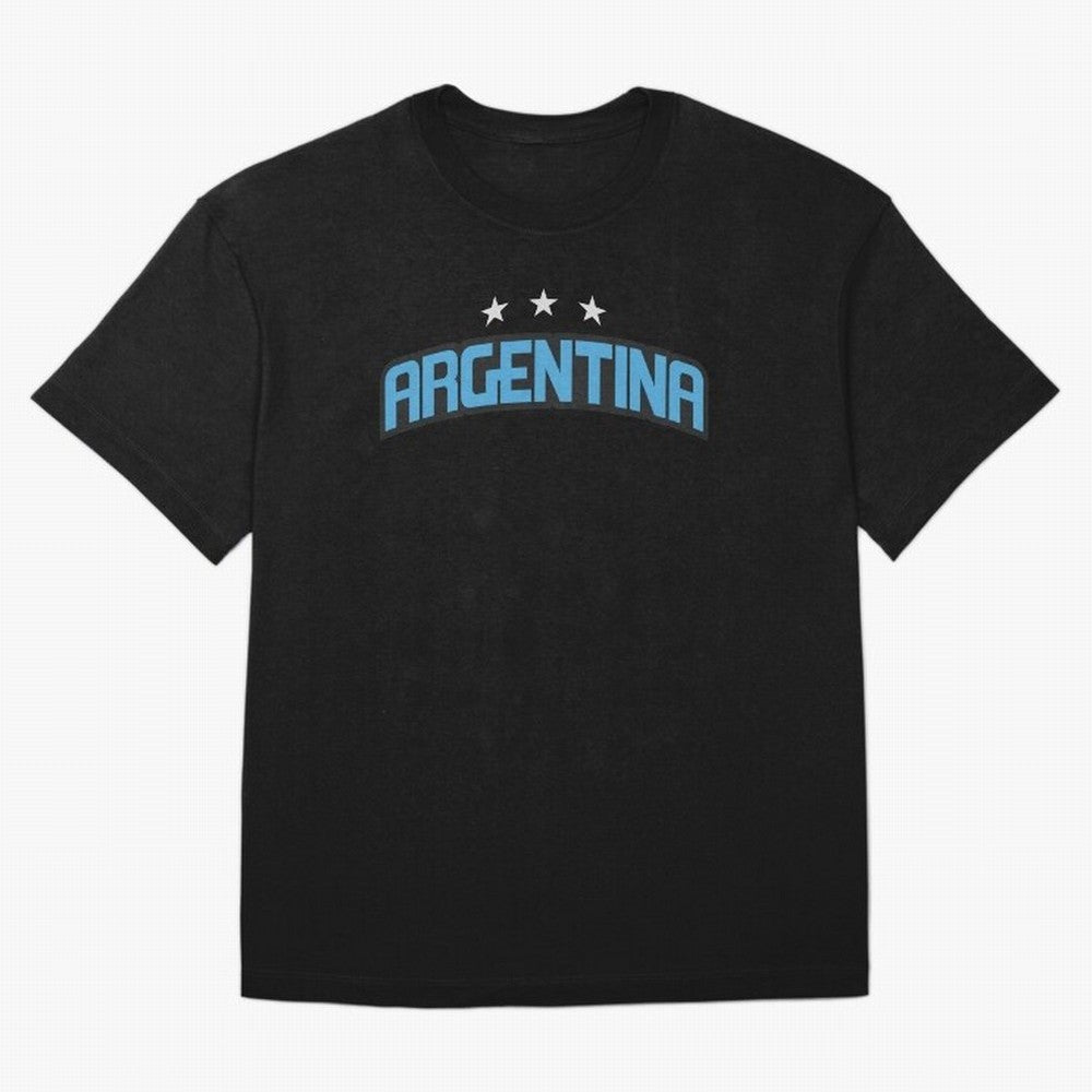 Argentina 3 Stars Classic T-Shirt Bring Champion Energy into FIFA World Cup 2026 for Fans of Neymar, Haaland and Cristiano Ronaldo and Spain, Bringing Football History, Final Match Energy, Crowd Noise and Once in a Lifetime Moments; Great for