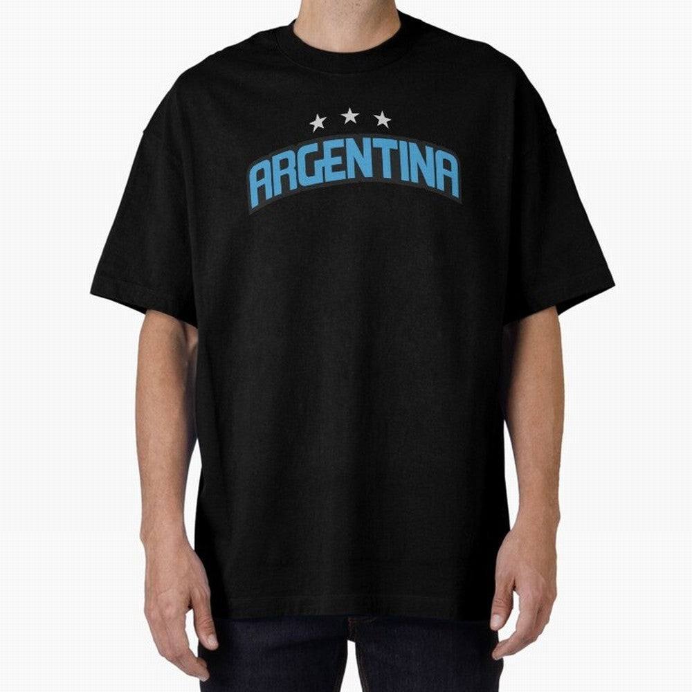Argentina 3 Stars Classic T-Shirt Bring Champion Energy into FIFA World Cup 2026 for Fans of Neymar, Haaland and Cristiano Ronaldo and Spain, Bringing Football History, Final Match Energy, Crowd Noise and Once in a Lifetime Moments; Great for
