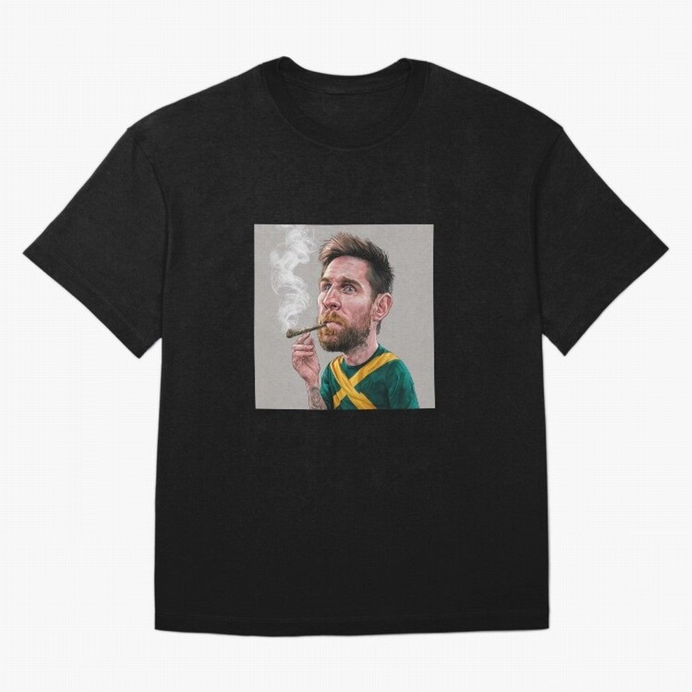 funny caricature of Lionel Messi Classic T-Shirt Enjoy FIFA World Cup 2026 USA Canada Mexico Featuring CR7 and Messi, England, France and Netherlands Energy, Match Day Excitement, Supporter Culture, Golden Goals and Global Football Passion; Perfect
