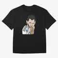 Lionel Messi in Weirdtual Reality Oversized T-Shirt Discover Global Football Passion for FIFA World Cup 2026 Group Stage, Connected to Messi, Neymar and Mbappe, Brazil, Portugal and Argentina, Tournament Hype, Historic Matchups, Family Viewing