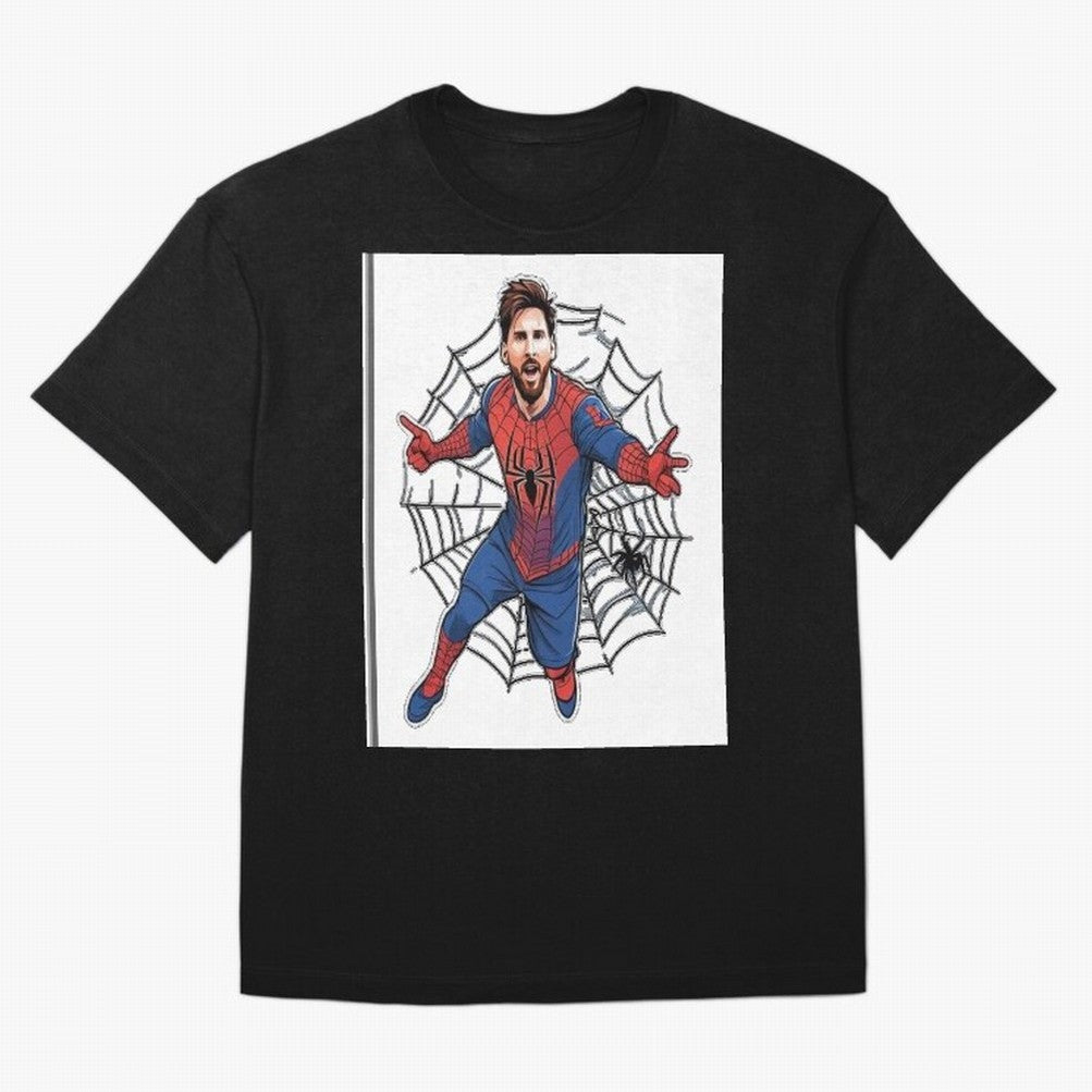 Lionel Messi Spider Oversized T-Shirt Elevate Match Day Hype around FIFA World Cup 2026, Cristiano Ronaldo, Argentina and Brazil, Stadium Memories, Football Loyalty, International Chants and Championship Tradition; Created for Match Day Parties,