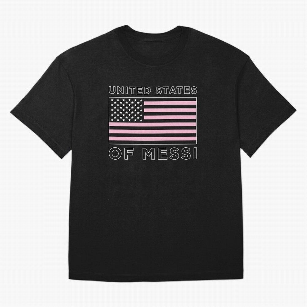 United States of Messi Premium T-Shirt Celebrate Classic Football Spirit in the FIFA World Cup 2026 Group Stage Journey through Haaland Highlights, Argentina, France and Brazil Pride, Worldwide Fan Energy, Dramatic Goals, Stadium Lights and