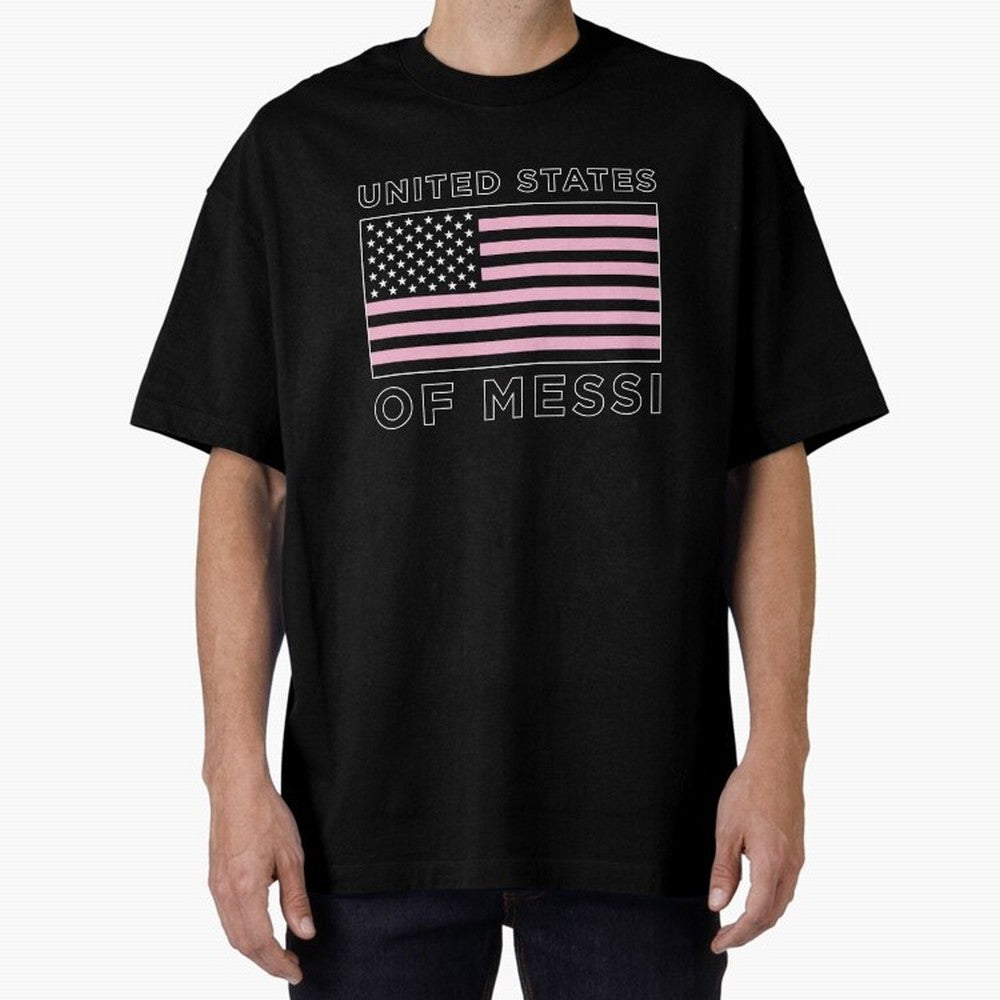 United States of Messi Premium T-Shirt Celebrate Classic Football Spirit in the FIFA World Cup 2026 Group Stage Journey through Haaland Highlights, Argentina, France and Brazil Pride, Worldwide Fan Energy, Dramatic Goals, Stadium Lights and
