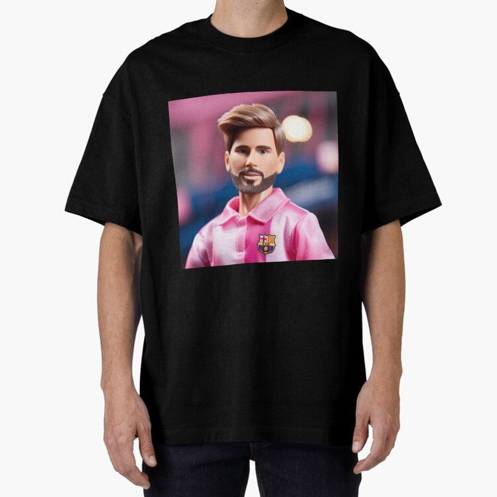 If Messi were a Barbie doll... Premium T-Shirt Celebrate the Magic of FIFA World Cup 2026 Group Stage for Fans of Haaland and Mbappe and England and Germany, Bringing Football Festival Excitement, Trophy Ambitions, Country Rivalries and Star Player
