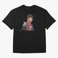 Messi T-Shirt ¡ª ¡°Young Messi¡± Premium T-Shirt Represent FIFA World Cup 2026 Group Stage Spirit, Highlighting Brazil, Messi and Cristiano Ronaldo, Supporter Pride, Iconic Celebrations, Legendary Names and Global Match Day Energy; Created for