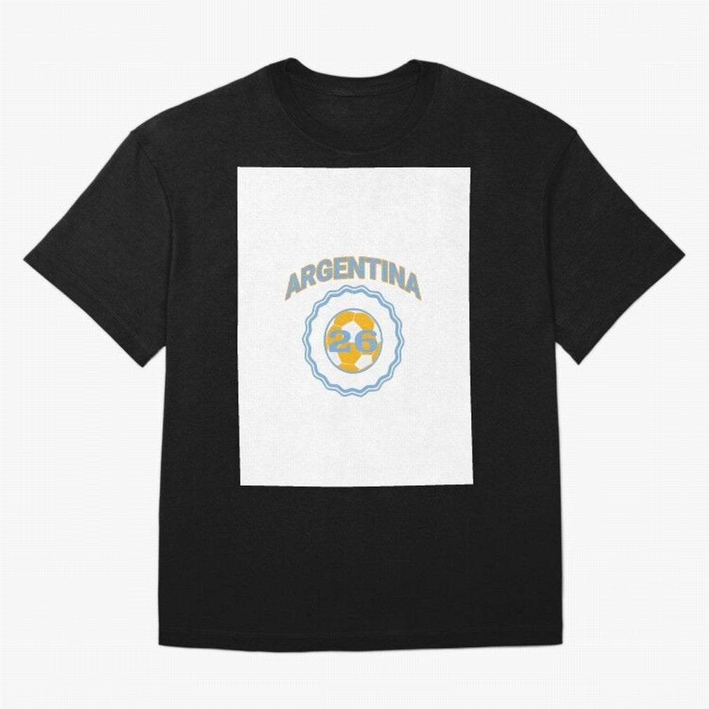 Argentina 2026 world cup soccer badge Graphic T-Shirt Support Iconic Players in the FIFA World Cup 2026 Group Stage Journey through Mbappe and Neymar Highlights, England, France and Netherlands Pride, Tournament Hype, Historic Matchups, Family