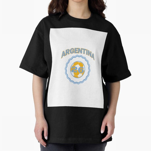 Argentina 2026 world cup soccer badge Graphic T-Shirt Support Iconic Players in the FIFA World Cup 2026 Group Stage Journey through Mbappe and Neymar Highlights, England, France and Netherlands Pride, Tournament Hype, Historic Matchups, Family