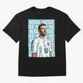 Lionel Messi Premium T-Shirt Stand Proud for Match Day Hype around FIFA World Cup 2026, Messi and Cristiano Ronaldo, Portugal, Spain and Germany, Goal Celebration Energy, Supporter Heritage, Football Icons and Worldwide Tournament Joy; Perfect for