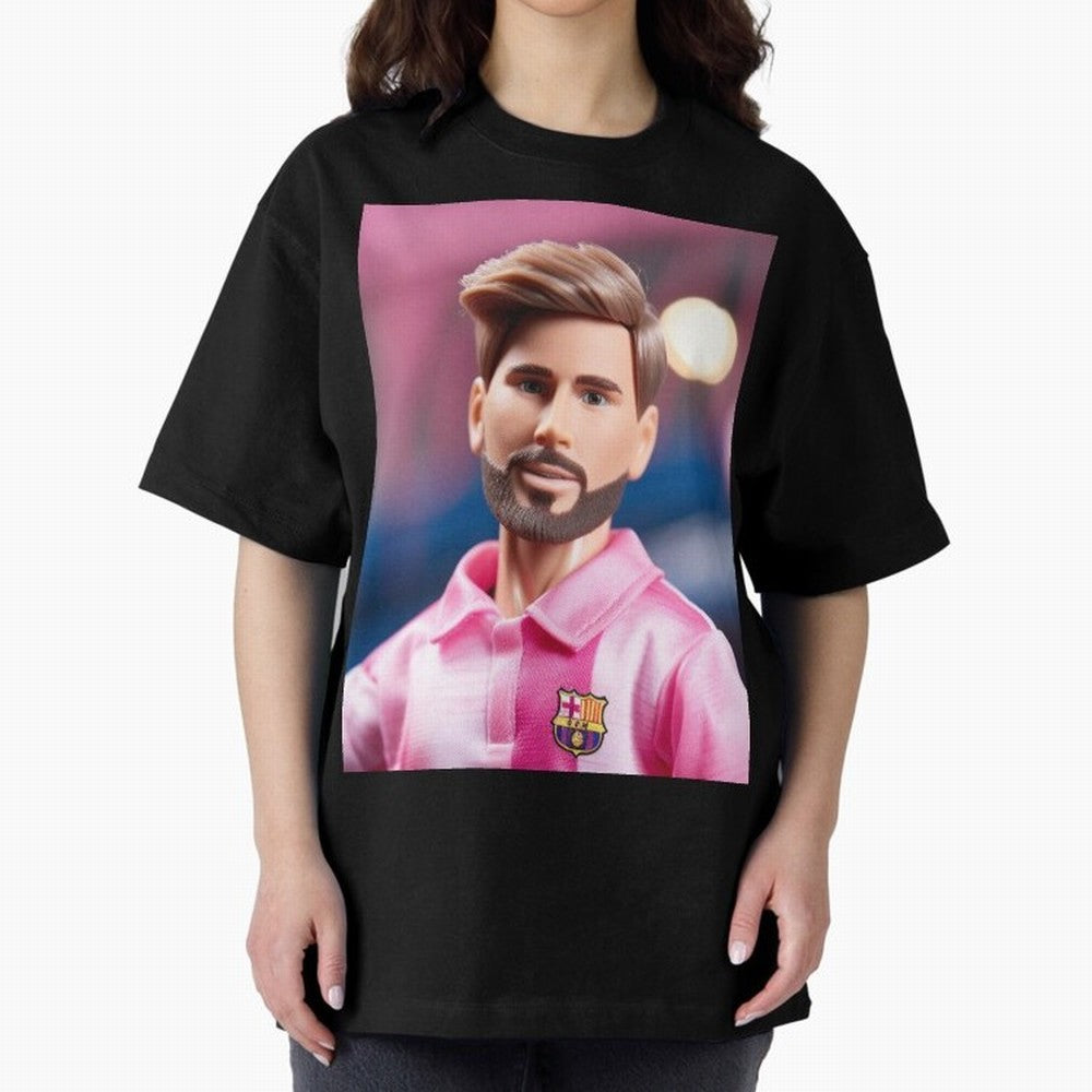 If Messi were a Barbie doll... Graphic T-Shirt Show Match Day Excitement for FIFA World Cup 2026 USA Canada Mexico Spirit, Built around England, Messi, Sports Nostalgia, International Competition, Famous Players and Unforgettable Victories; Made