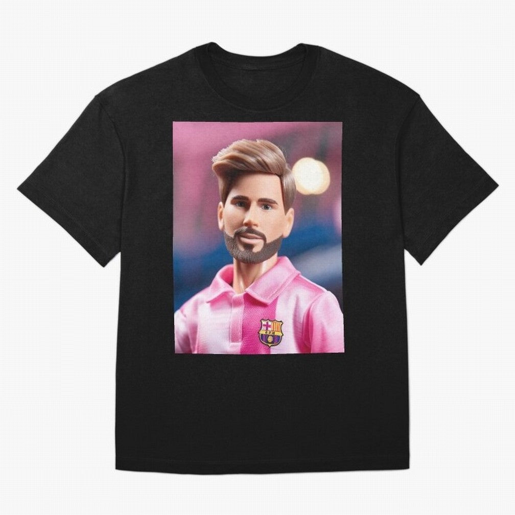 If Messi were a Barbie doll... Graphic T-Shirt Show Match Day Excitement for FIFA World Cup 2026 USA Canada Mexico Spirit, Built around England, Messi, Sports Nostalgia, International Competition, Famous Players and Unforgettable Victories; Made