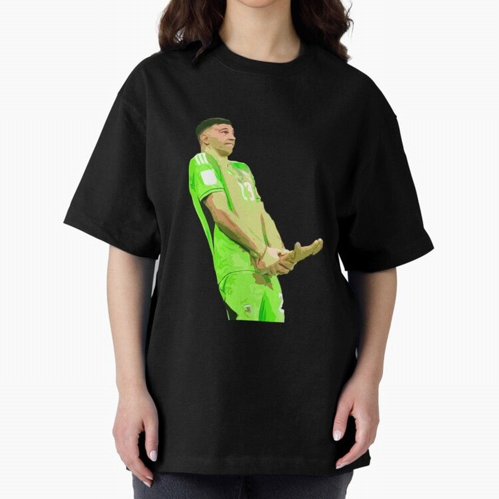 Dibu Martinez Classic T-Shirt Celebrate Supporters United by Global Football Passion for FIFA World Cup 2026 USA Canada Mexico, Filled with Mbappe, Germany, Worldwide Fan Energy, Dramatic Goals, Stadium Lights and Championship Celebrations; Ideal