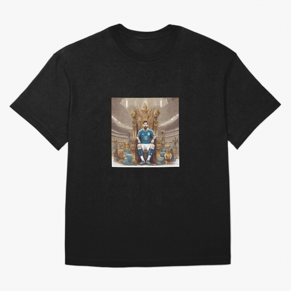 Messi Argentina Futbol Soccer King T-Shirt Classic T-Shirt Relive Legendary Nights from the FIFA World Cup 2026 USA Canada Mexico Journey through Messi Highlights, Argentina, France and Brazil Pride, Vintage Soccer Flavor, Modern Football Stars,
