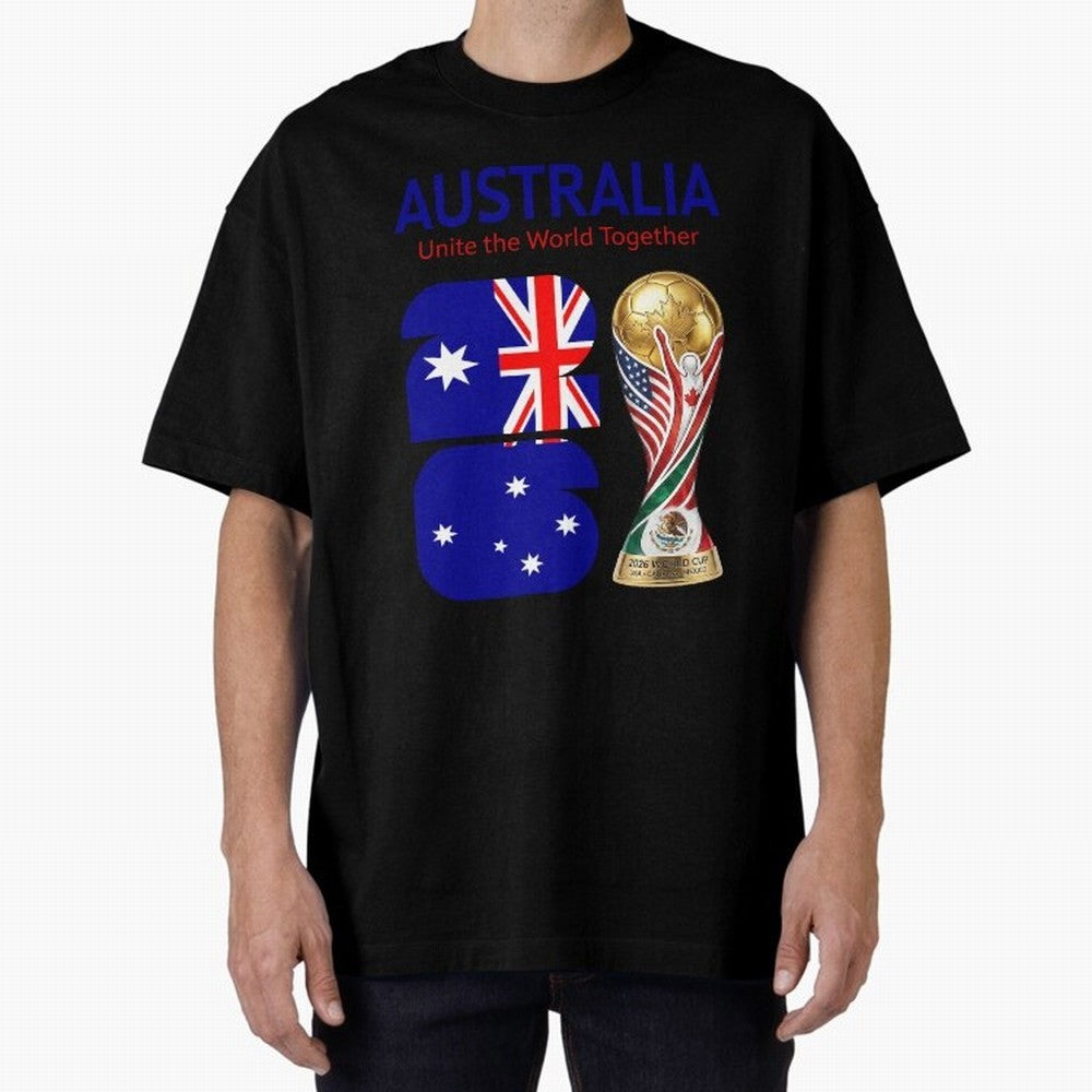 World Cup 2026, AUSTRALIA Classic T-Shirt Live for the Drama of FIFA World Cup 2026 Group Stage Spirit, Filled with England and Germany, CR7, Vintage Soccer Flavor, Modern Football Stars, National Flags and Final Night Emotion; Perfect for Fans,