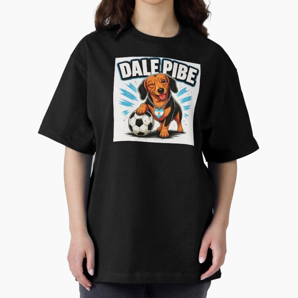 Argentine Soccer Dachshund - Dale Pibe Classic T-Shirt Enjoy FIFA World Cup 2026 for Fans of Neymar, Haaland and Cristiano Ronaldo and Brazil, Bringing Retro Football Energy, Iconic Rivalries, Trophy Chase Drama and Stadium Atmosphere; Perfect for