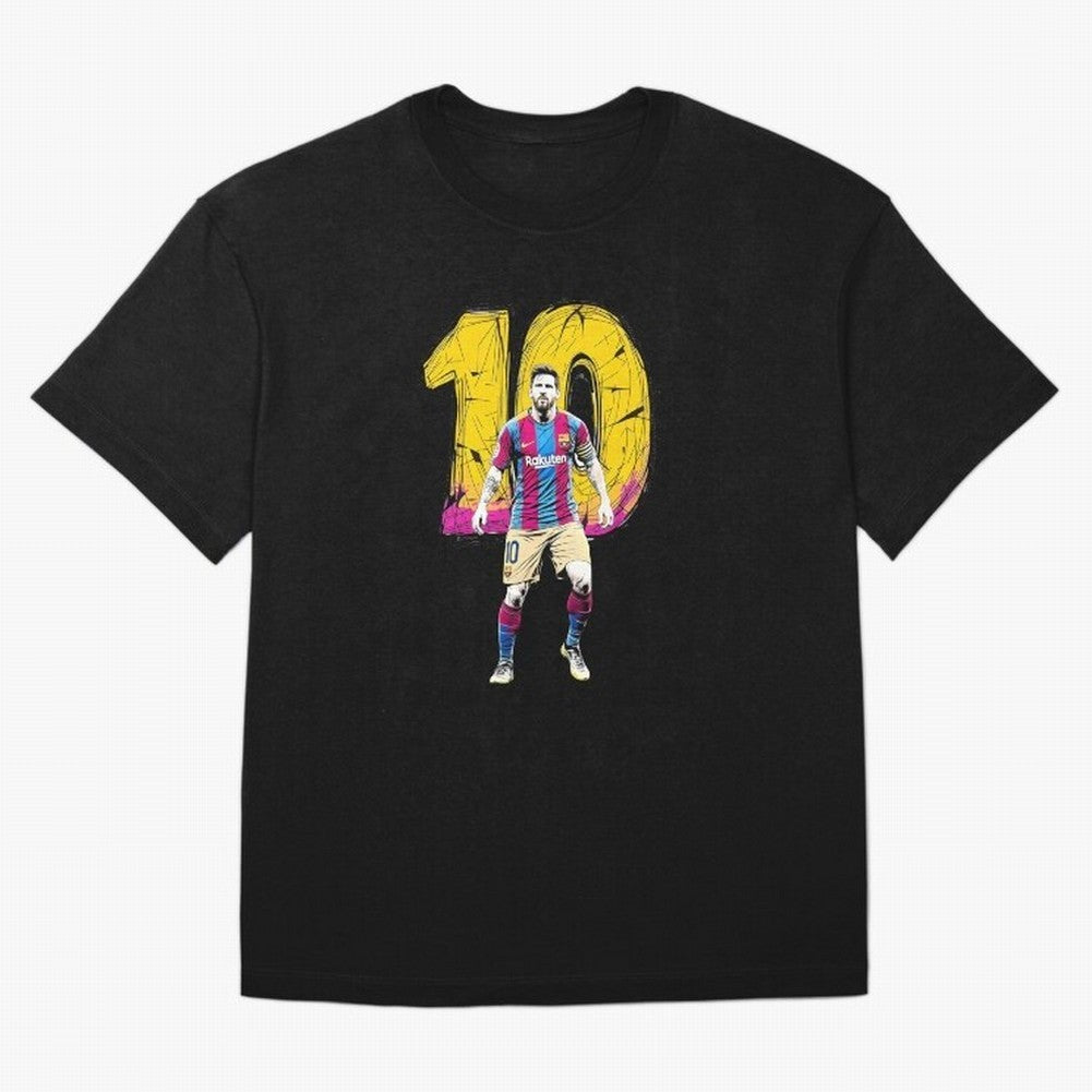 Messi sticker Oversized T-Shirt Celebrate Football Dreams Across the FIFA World Cup 2026 USA Canada Mexico Journey through Mbappe Highlights, Argentina, France and Brazil Pride, Worldwide Fan Energy, Dramatic Goals, Stadium Lights and Championship