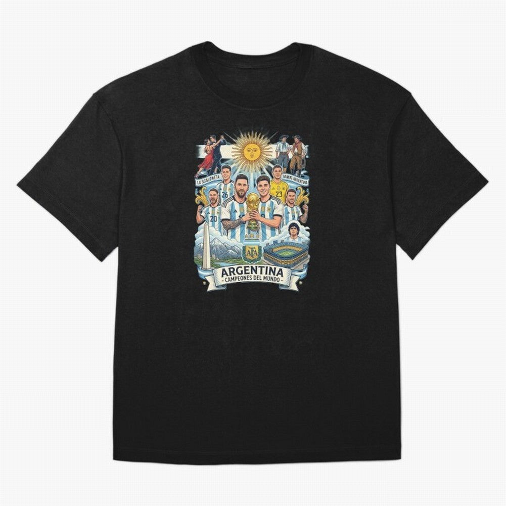 Argentina 2026 ¨C Copa Mundial Spirit Classic T-Shirt Bring a Champion Mindset to Global Football Passion for FIFA World Cup 2026, Filled with CR7, Brazil, Tournament Hype, Historic Matchups, Family Viewing Parties and Global Sports Pride; Made for