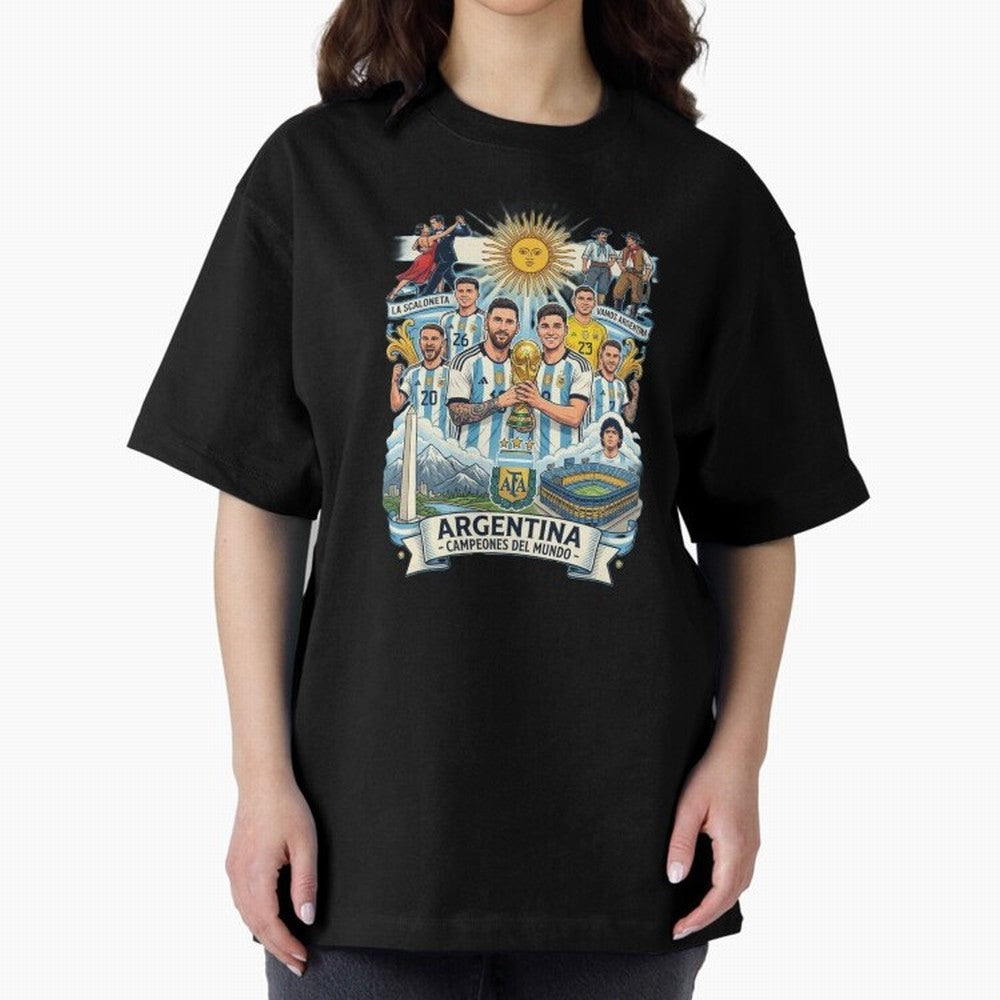 Argentina 2026 ¨C Copa Mundial Spirit Classic T-Shirt Bring a Champion Mindset to Global Football Passion for FIFA World Cup 2026, Filled with CR7, Brazil, Tournament Hype, Historic Matchups, Family Viewing Parties and Global Sports Pride; Made for