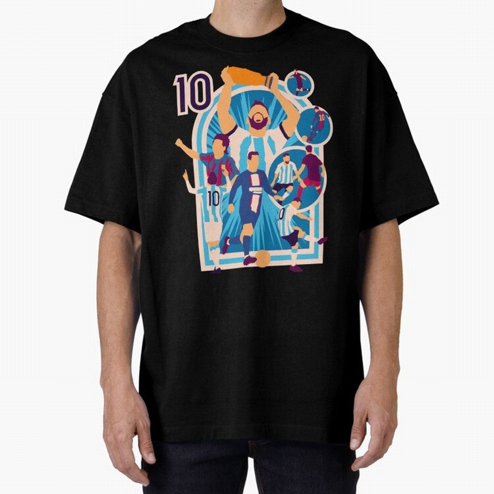 Messi - The Goat Classic T-Shirt Carry National Pride through the FIFA World Cup 2026 Group Stage Journey through Messi, CR7 and Mbappe Highlights, England, France and Netherlands Pride, Global Supporter Spirit, Legendary Goals, National Colors and