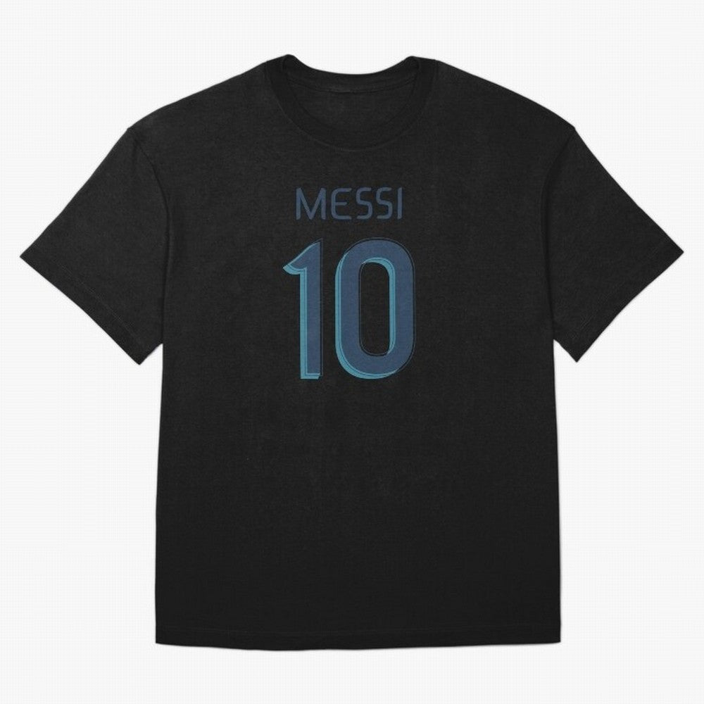 Messi 10 Oversized T-Shirt Honor Football Greatness during FIFA World Cup 2026 Spirit, Driven by Spain, Mbappe and Neymar, Sports Nostalgia, International Competition, Famous Players and Unforgettable Victories; Great for Watch Parties, Sports