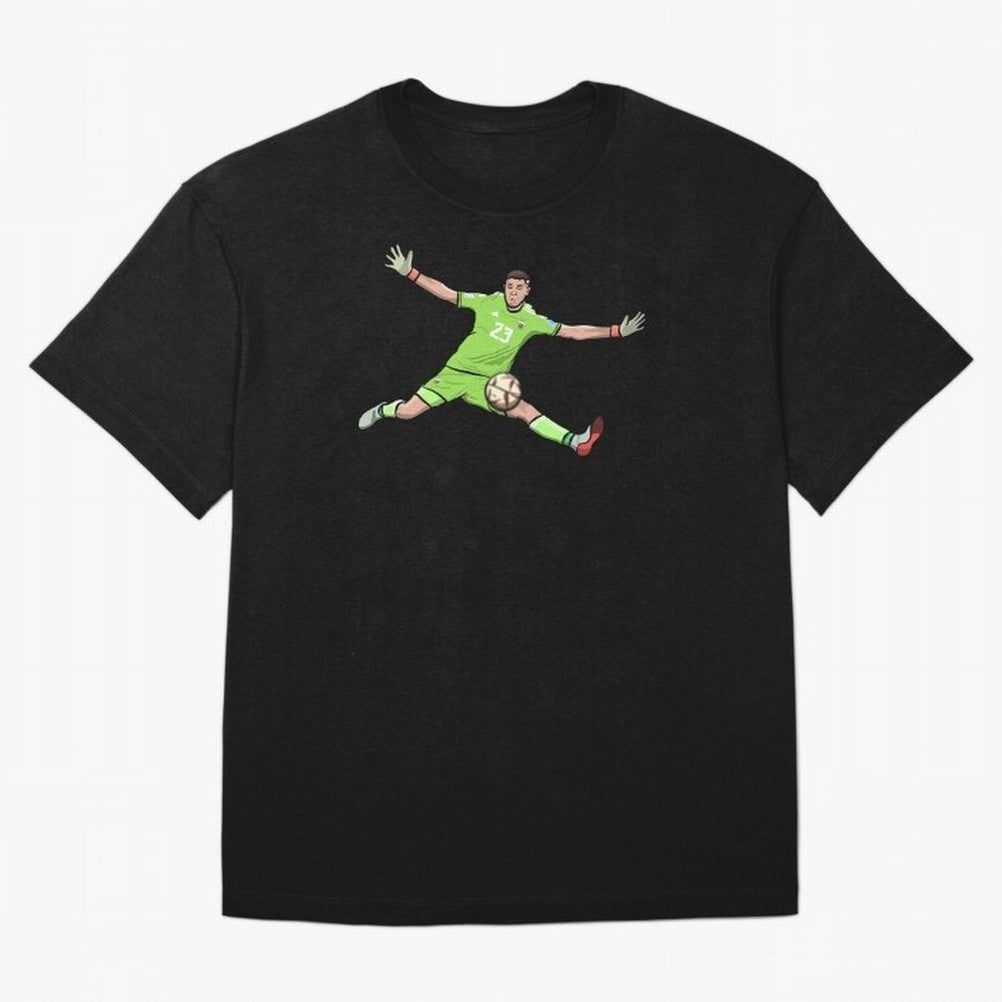 Emi 'Dibu' Martinez, the Heroic Save! Classic T-Shirt Celebrate the Stars of the FIFA World Cup 2026 Journey through Messi Highlights, Netherlands Pride, Goal Celebration Energy, Supporter Heritage, Football Icons and Worldwide Tournament Joy;