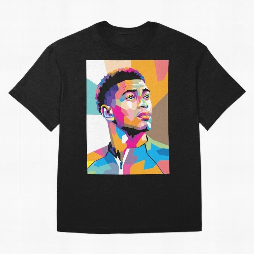 Jude Bellingham in WPAP Style Classic T-Shirt Relive the Noise and Pride of Global Football Passion for FIFA World Cup 2026, Made for CR7, England and Germany, Match Day Excitement, Supporter Culture, Golden Goals and Global Football Passion; Ideal