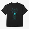 Messi Iconic Celebration Oversized T-Shirt Remember FIFA World Cup 2026 Featuring Haaland, France Energy, Supporter Pride, Iconic Celebrations, Legendary Names and Global Match Day Energy; Made for Die Hard Supporters, Soccer Lovers, Game Day
