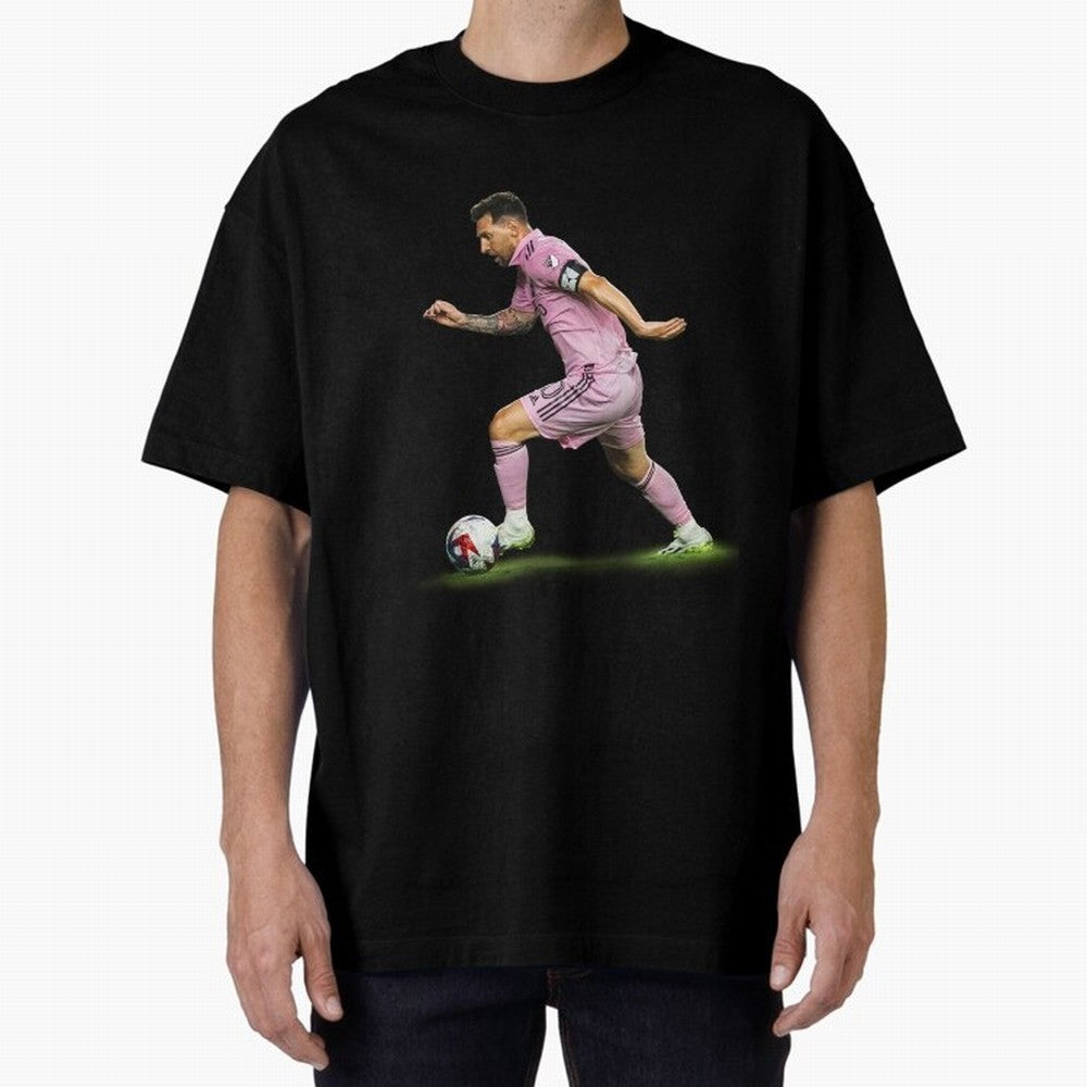 Messi Inter Miami Soccer Art ¨C Football Legend in Pink Jersey Classic T-Shirt Turn Football Passion into FIFA World Cup 2026 Spirit, Centered on Argentina, France and Brazil, Neymar, Global Supporter Spirit, Legendary Goals, National Colors and