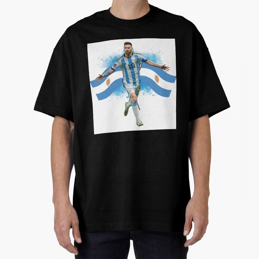 Messi - Argentina Classic T-Shirt Keep Football History Alive during the FIFA World Cup 2026 Group Stage Journey through Messi, Neymar and Mbappe Highlights, Argentina, France and Brazil Pride, Championship Spirit, Famous Goals, Roaring Crowds and