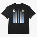 Plaid Blue - White Argentina Football 3-Star Champion World Cup Essential T-Shirt Unlock FIFA World Cup 2026 USA Canada Mexico with Cristiano Ronaldo, Argentina, France and Brazil Energy, Stadium Chants, National Pride, Trophy Dreams and