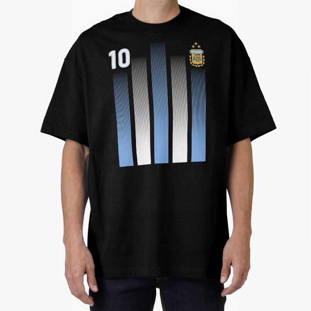 Plaid Blue - White Argentina Football 3-Star Champion World Cup Essential T-Shirt Unlock FIFA World Cup 2026 USA Canada Mexico with Cristiano Ronaldo, Argentina, France and Brazil Energy, Stadium Chants, National Pride, Trophy Dreams and