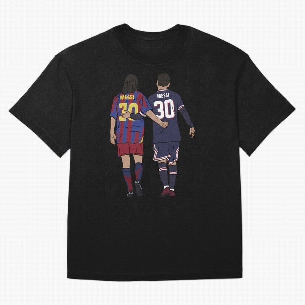 Young Messi and Old Messi Essential T-Shirt Bring International Match Energy to the FIFA World Cup 2026 Group Stage Journey through Neymar Highlights, Spain and Netherlands Pride, Worldwide Fan Energy, Dramatic Goals, Stadium Lights and