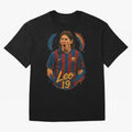 Young Messi Barcelona Art ¨C Rising Legend in Number 19 Tribute	 Classic T-Shirt Keep the Match Day Mood of Global Football Passion for FIFA World Cup 2026 Group Stage, Centered on Haaland, Spain, Classic Soccer Heritage, Championship Pressure, Fan