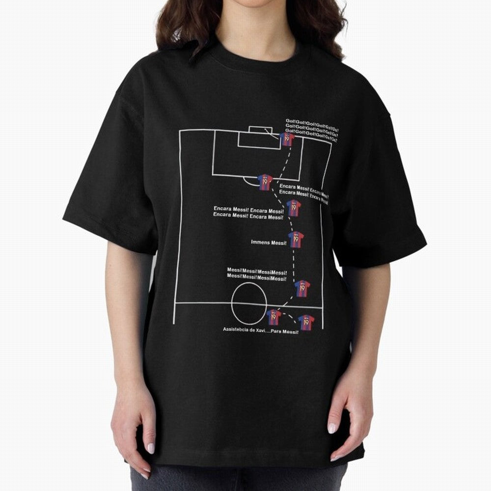 Encara messi gol gol gol Oversized T-Shirt Carry the Dream of Match Day Hype around FIFA World Cup 2026 USA Canada Mexico, Cristiano Ronaldo, Spain and Netherlands, Champion Mindset, Group Stage Buzz, Knockout Tension and Passionate Fan Culture;