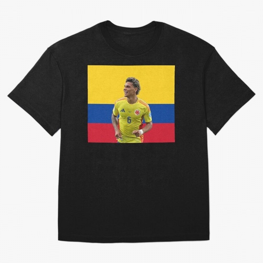 Richard Rios Colombian Flag Oversized T-Shirt Feel International Energy from FIFA World Cup 2026 Centered on CR7, Brazil Energy, Stadium Chants, National Pride, Trophy Dreams and Unforgettable Football Memories; Perfect for People Who Love