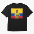 Richard Rios Colombian Flag Oversized T-Shirt Feel International Energy from FIFA World Cup 2026 Centered on CR7, Brazil Energy, Stadium Chants, National Pride, Trophy Dreams and Unforgettable Football Memories; Perfect for People Who Love