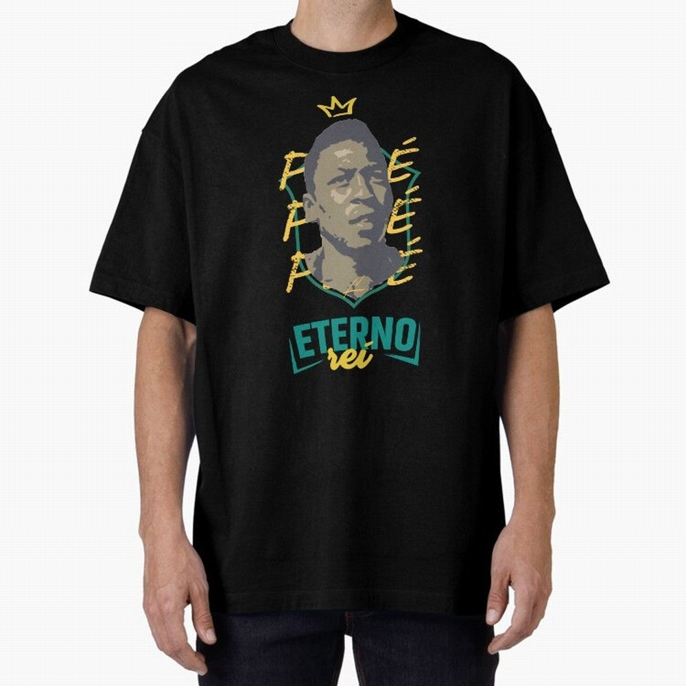 Messi and Neymar wearing a Pele t-shirt - Pel¨¦ Eterno - Pele Forever Rei Classic T-Shirt Celebrate Soccer Greatness during Match Day Hype around FIFA World Cup 2026 USA Canada Mexico, Cristiano Ronaldo, Haaland and CR7, Brazil, Worldwide Fan