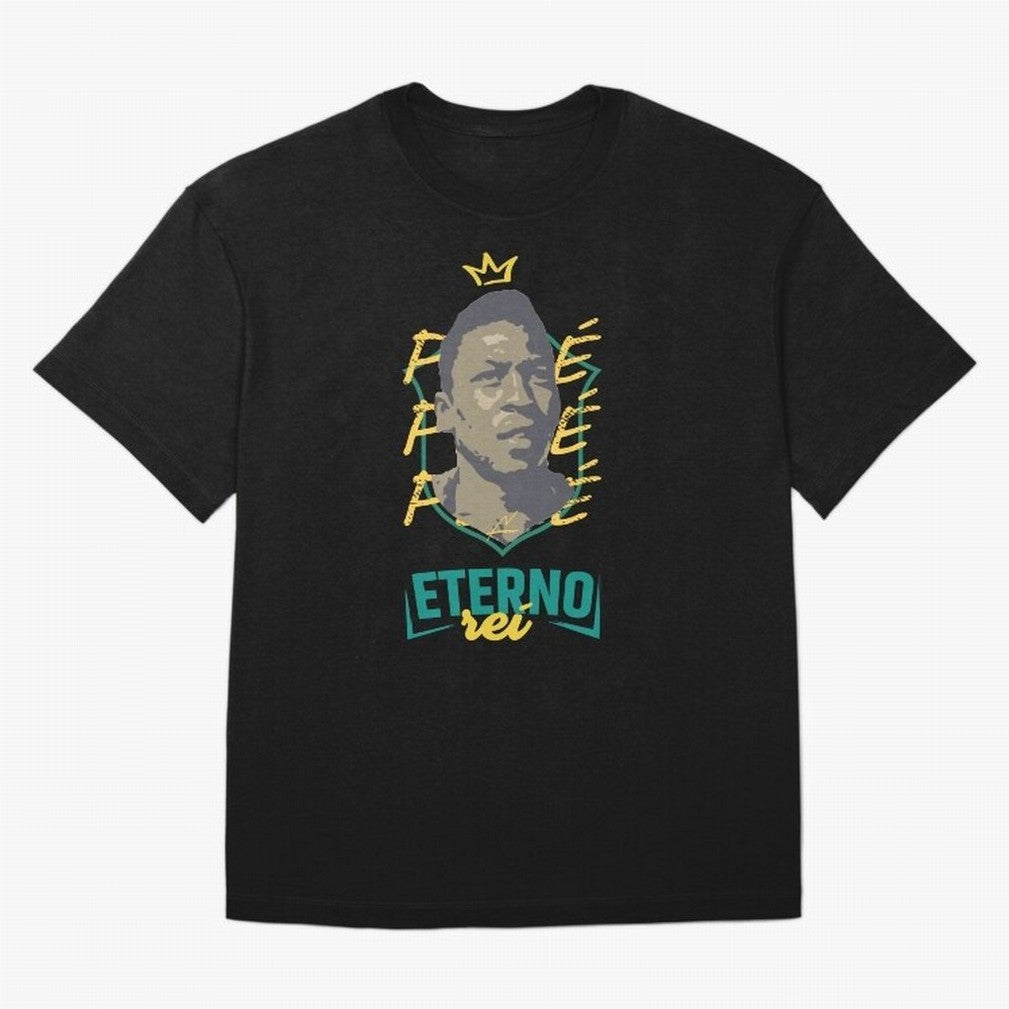 Messi and Neymar wearing a Pele t-shirt - Pel¨¦ Eterno - Pele Forever Rei Classic T-Shirt Celebrate Soccer Greatness during Match Day Hype around FIFA World Cup 2026 USA Canada Mexico, Cristiano Ronaldo, Haaland and CR7, Brazil, Worldwide Fan