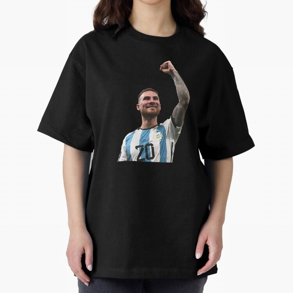 Alexis Mac Allister Classic T-Shirt Support FIFA World Cup 2026 Group Stage Celebrating Messi and Cristiano Ronaldo, England and Germany Energy, Sports Nostalgia, International Competition, Famous Players and Unforgettable Victories; Perfect for