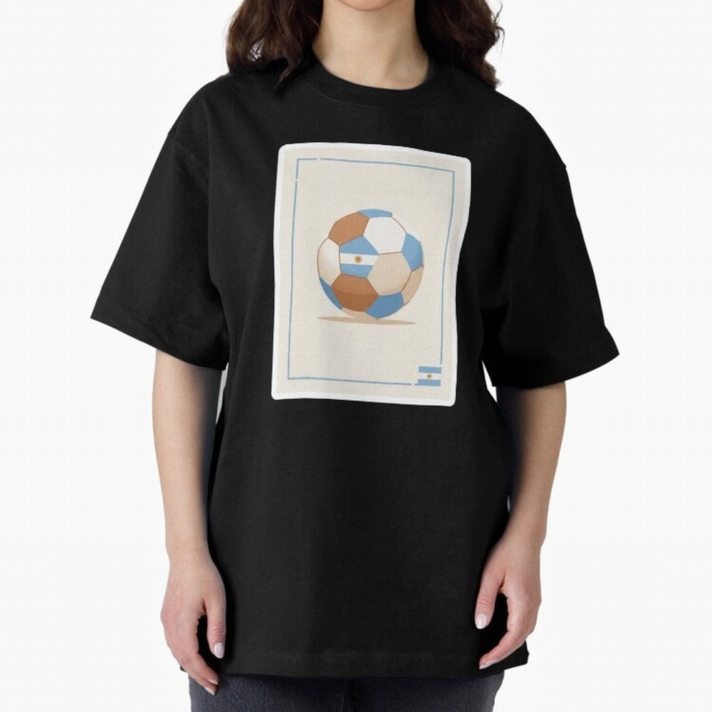 Football stamp sticker || Buenos Aires Vibes Classic T-Shirt Join FIFA World Cup 2026 USA Canada Mexico Spirit, with Portugal, Spain and Germany, Neymar, Vintage Soccer Flavor, Modern Football Stars, National Flags and Final Night Emotion; Created