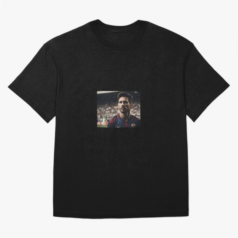 Messi Oversized T-Shirt Represent Match Day Hype around FIFA World Cup 2026, Haaland and Mbappe, England and Germany, Championship Spirit, Famous Goals, Roaring Crowds and International Football Unity; Ideal for Football Dads, Football Moms,