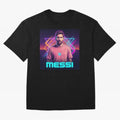 Inter Miami? Football Legend Messi Cyberpunk Retro Futurist Design (Version 5) Classic T-Shirt Back Your Heroes with FIFA World Cup 2026 Group Stage Made for Messi, Neymar and Mbappe, Spain and Netherlands Energy, Goal Celebration Energy, Supporter