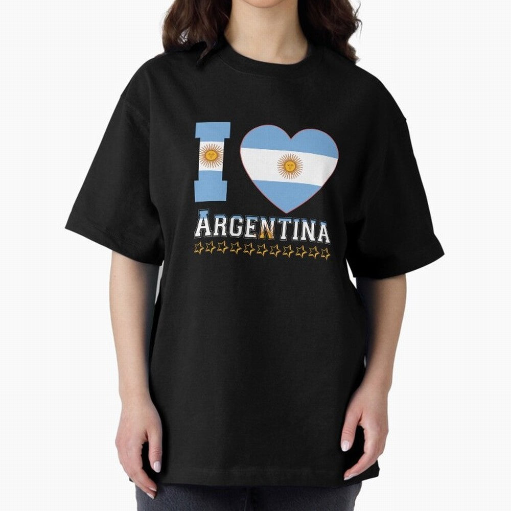 I love Argentina Classic T-Shirt Carry National Pride through FIFA World Cup 2026 Group Stage Spirit, with Netherlands, Messi, Neymar and Mbappe, Match Day Excitement, Supporter Culture, Golden Goals and Global Football Passion; Made for Collectors