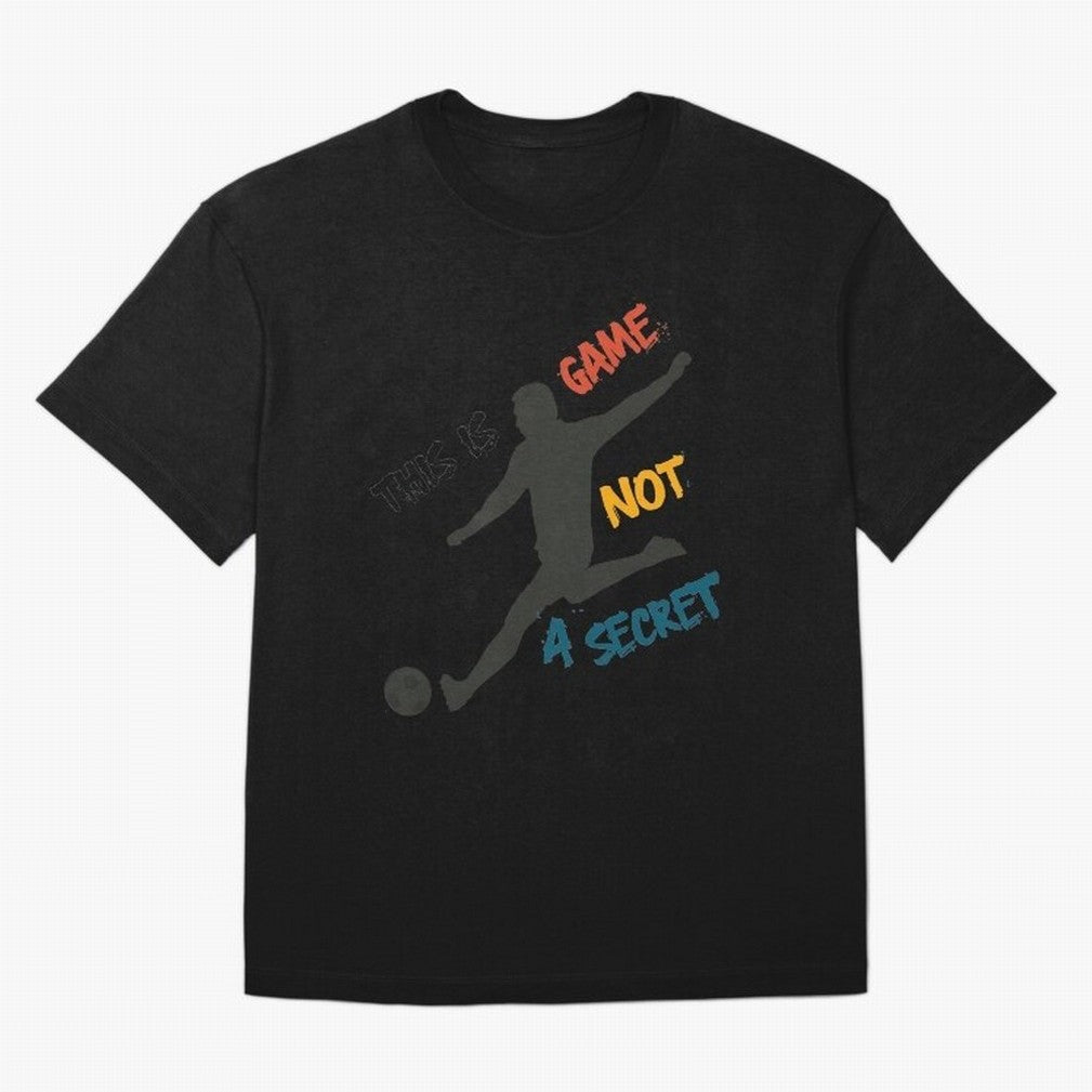 This is Game No a Secret Soccer Player Essential T-Shirt Turn Up for FIFA World Cup 2026 Group Stage Highlighting Messi and Cristiano Ronaldo, Brazil Energy, Sports Nostalgia, International Competition, Famous Players and Unforgettable Victories;