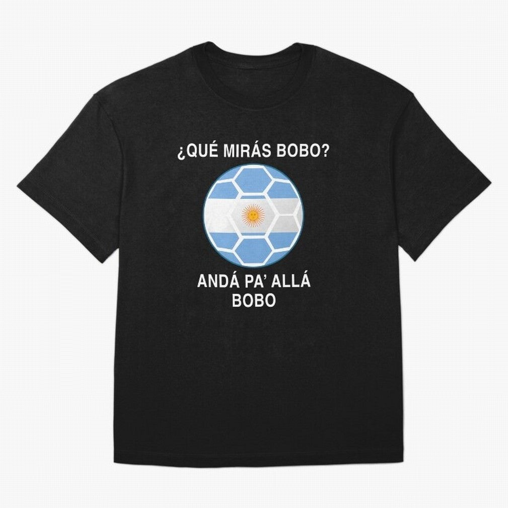 Que Miras Bobo Messi Argentina Ftbol Soccer Qatar 2022 Classic T-Shirt Follow the Road to Global Football Passion for FIFA World Cup 2026, with Cristiano Ronaldo, Haaland and CR7, England, France and Netherlands, Game Day Rituals, Football Legends,