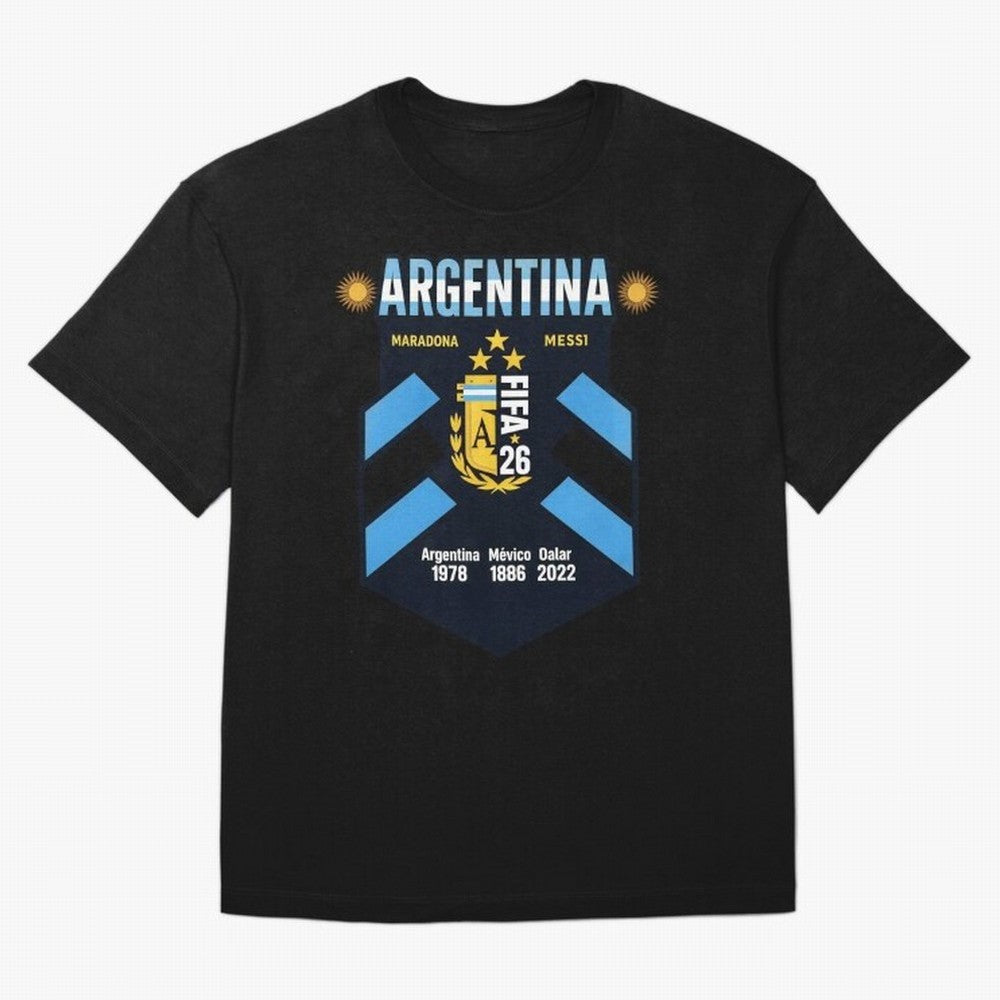 Argentina Football Champions Legacy Badge Design Active T-Shirt Bring Trophy Dreams to FIFA World Cup 2026 Group Stage Spirit, Filled with France and Portugal, CR7 and Messi, Tournament Hype, Historic Matchups, Family Viewing Parties and Global