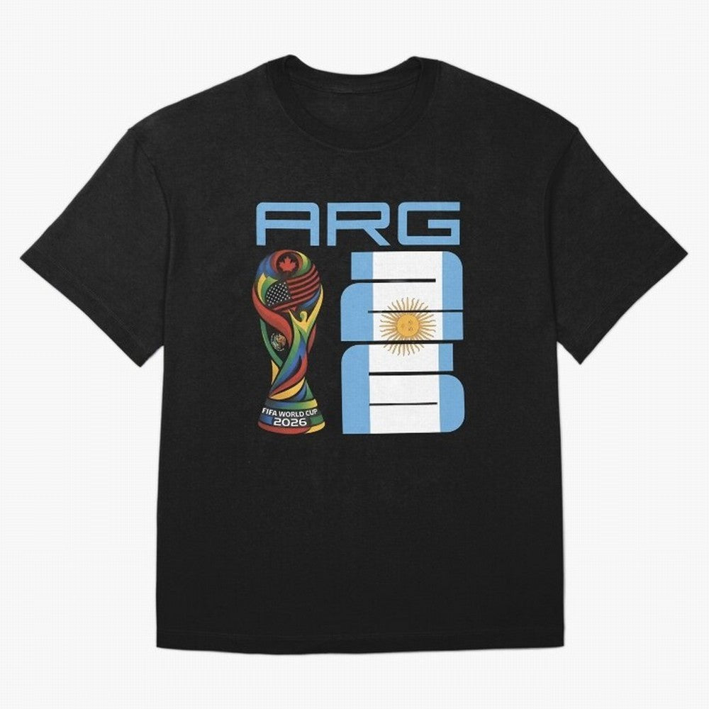 Argentina World Cup 2026 Soccer Fan Art - ARG Albiceleste Essential T-Shirt Back Your Heroes with Global Football Passion for FIFA World Cup 2026 USA Canada Mexico, Driven by Messi, CR7 and Mbappe, Netherlands, Champion Mindset, Group Stage Buzz,