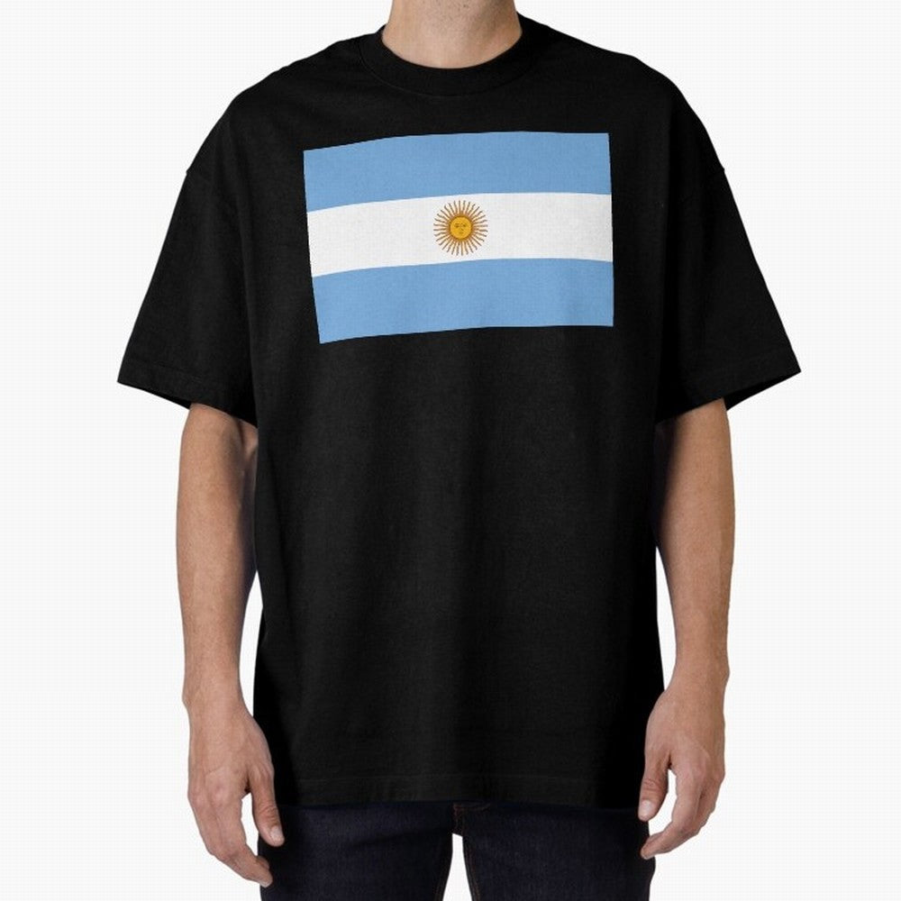 Argentina Oversized T-Shirt Follow Every Goal of the FIFA World Cup 2026 Journey through Cristiano Ronaldo, Haaland and CR7 Highlights, Portugal, Spain and Germany Pride, Global Supporter Spirit, Legendary Goals, National Colors and Tournament