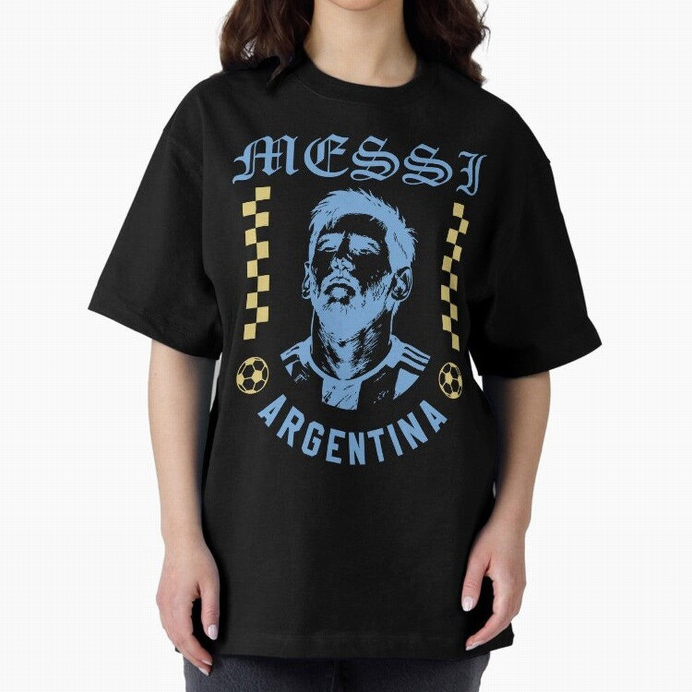 Messi Argentina Vintage Football Design World Cup Fan Art Classic T-Shirt Relive FIFA World Cup 2026 USA Canada Mexico Driven by Mbappe and Neymar, Brazil Energy, Football Festival Excitement, Trophy Ambitions, Country Rivalries and Star Player